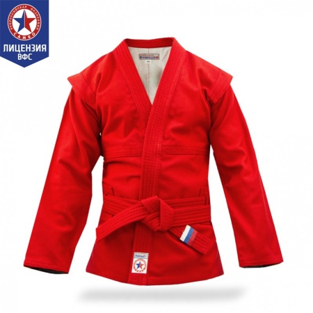 Купить Куртка для самбо "Атака" ВФС (подкладка, пояс)  р 36-48 в Грозном 