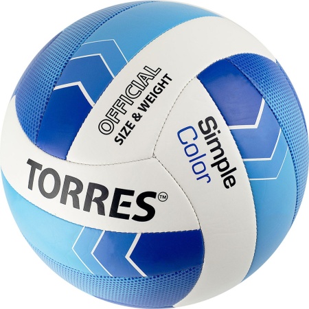 Купить Мяч волейбольный Torres Simple Color любительский р.5 в Грозном 